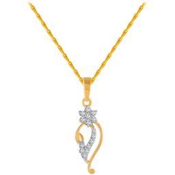 P.C. Chandra Jewellers 18 kt Gold & Diamond Pendant-picture-46