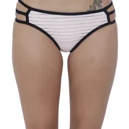 BASIICS by La Intimo Rose Quartz Striped Bikini Panty-image-79