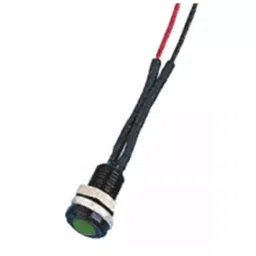Oxley Green Panel Mount Indicator, 12V ac, 6.4 mm Mounting Hole Size, Lead Wires Termination, IP66, OXL/CLH/63/B/12AC/FL30/GN-picture-35