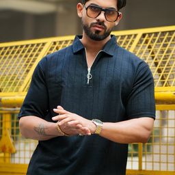 Maniac Men Polo Collar T-shirt-image-35