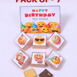 Expelite Smiley Theme Chocolate Gift Combo - 7 Pieces-19