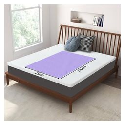 OYO BABY Large Bed Protector Waterproof Sheet - Voilet-image-41