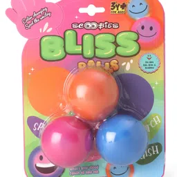 SCOOBIES Bliss Balls  Spot the Colour Changing Smiley Bath Toy Pack of 3 - Multicolor-picture-36