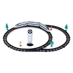 Sanjary Fully Functional Remote Control RC Simulation Model High-Speed Bullet Train set 39pcs with Big Size Track Backward Forward Radio Control Express Train color design may vary-5