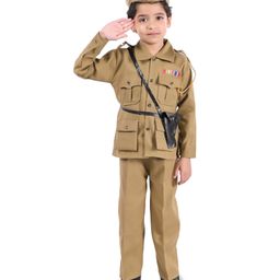 Itsmycostume Full Sleeves Police Costume Set - Khaki-image-19