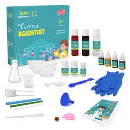 Aditi Toys Little Scientist Chemistry Lab Kit For Kids, DIY Science Kit With Real Chemicals, Lab Tools & 124+ Experiments With Activity Guide Book, STEM Educational Toy for Kids Age 8+ Above-image-4