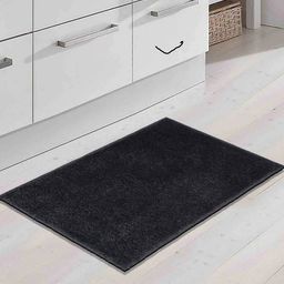GRHAMOY 2-Pcs Dark-Grey Rectangular Anti-Skid Doormats-4