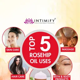 INTIMIFY Rose Hip Essential Oil For Reducing Hyperpigmentation - 30 ml image 5