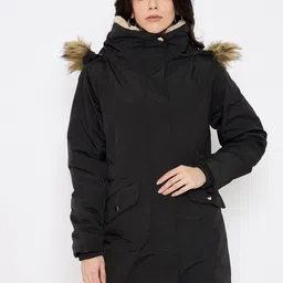 Duke Women Polyester Longline Bomber Jacket-picture-1