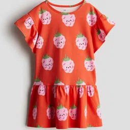 H&M Flutter-Sleeved Cotton Dress-image-5