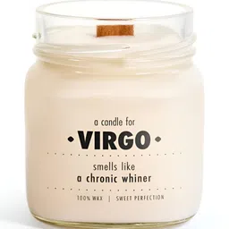 Aromatic Fables White & Black Virgo Zodiac Scented Jar Candle-image-71