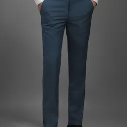 Louis Philippe Men Slim Fit Trousers-picture-5