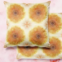 ArtzFolio Multicoloured Set of 2 Velvet Square Cushion Covers-image-53