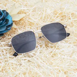 Ted Smith Unisex Aviator Sunglasses with Polarised and UV Protected Lens CARL_C3-1