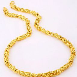 SANAA CREATIONS Unisex Brass Gold-Plated Antique Chain-image-96