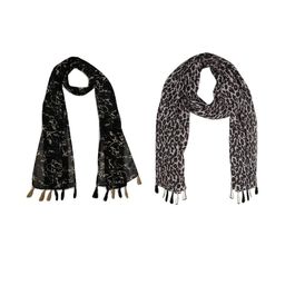 StoleVilla Multicoloured Floral Chiffon Stoles-image-28