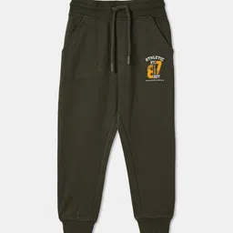R&B Boys Cotton Mid Rise Joggers-image-75