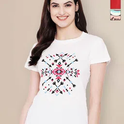 Metronaut Women Pack of 3 Graphic Printed Round Neck Cotton T-shirts-21
