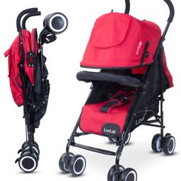 LuvLap City Baby Stroller Buggy - Red-image-59