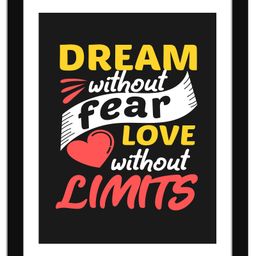 Wens    Framed Poster Inspirational Quotes - Multicolor-image-96