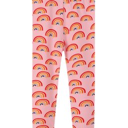 Kookie Kids Full Length Leggings Rainbow Print - Pink-26