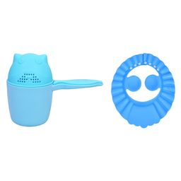 The Little Lookers Bath Rinser Cup & Shower Cap - Blue-picture-21