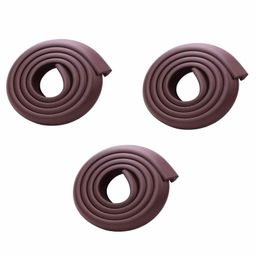 Syga Cushioned Safety Strip Furniture Edge Guard Tape Set of 3  - Brown-26