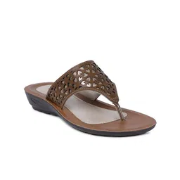 Bata Women Textured One Toe Flats-picture-46