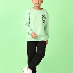 V-Mart Boys Printed T-shirt With Joggers-image-35
