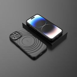 Luxury Kase Solid iPhone 14 Impact Resistant Rugged Back Case with Wireless Charging-27