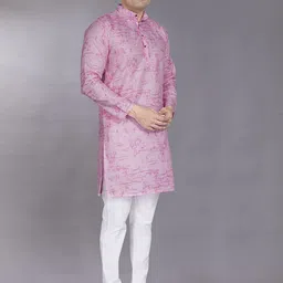 DIVISIVE Men Regular Kurta with Pyjamas image 3