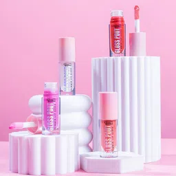 GLAM21 Gloss Pout Shimmer High Shine Glossy Finish Lip Gloss 7 g -Bare Nude 02-3