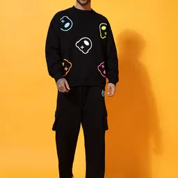 GRIFFEL Men Graphic Printed Tracksuits image 1