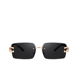 Eyedens Unisex UV Protected Lens Rimless Square Sunglasses-picture-13
