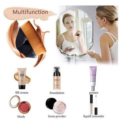 PURRPALAX Professional Foundation Brush For Liquid, Cream & Powder With Case-28