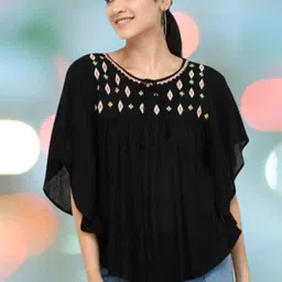 OOTPTAANG Embroidered Kaftan Top-image-63