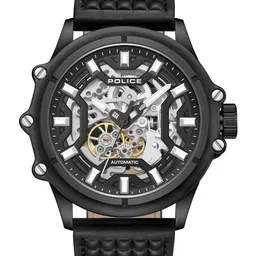 Police Men Dial & Leather Bracelet Style Straps Analogue and Digital Watch PLPEWGE1601801-11