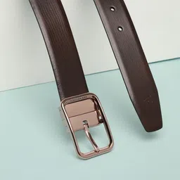 Van Heusen Men Textured Leather Reversible Formal Belt-image-80