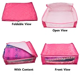 Ajabh Pink Set of 5 Regular Drawer Organiser Organisers image 3