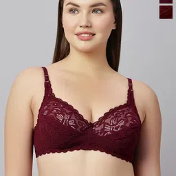 KAVYA Women Pack Of 2 Full Coverage Solid Bra-picture-49