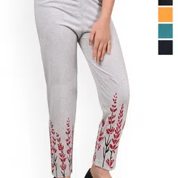 BAESD Girls Pack Of 5 Printed Cotton Lounge Pants-picture-25