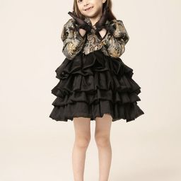 HOITY MOPPET Girls Fit & Flare Dress-image-94