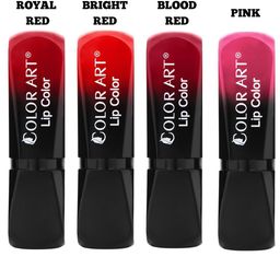 Color Art Set Of 4 Long-Lasting Lipstick - 4 g Each - Royal, Bright, Blood Red & Pink-image-32