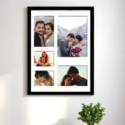 Art Street Black & White 5 Openings Wooden Wall Photo Frame-image-46