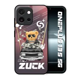 QRIOH Unisex OnePlus 13s 5G Typography Money Madness Shockproof Glass Back Case-picture-8