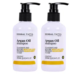 HERBAL TATVA Set Of 2 Argan Oil Shampoo For Hair Moisturizing - 200 ml Each-23