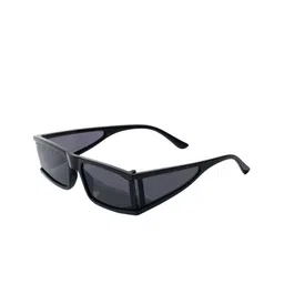 MARLIT Men Rectangle Sunglasses with UV Protected Lens DG-BLACK-2