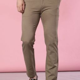 V-Mart Men Solid Slim Fit Mid-Rise Casual Chinos Trouser-picture-40
