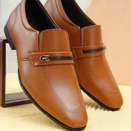 NICO NERINI Men Round Toe Formal Slip-Ons-picture-49