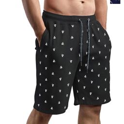 Hotfits Men Pack Of 2 Geometric Printed Rapid-Dry Cotton Regular Shorts-5